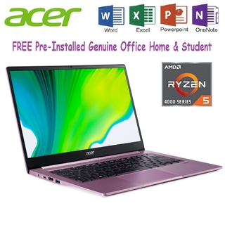 Acer Swift 3 SF314-42-R43G 14'' FHD Laptop Mauve Purple (Ryzen 5 4500U, 8GB, 512GB, ATI, W10, FREE HOME & STUDENT)