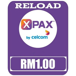 Topup Celcom XPAX Reload RM1