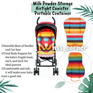 Baby Stroller Cushion Pad Waterproof Rainbow