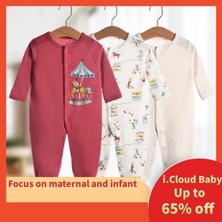 i.Cloud[Y10] 3in1Baju Baby clothing Baby one piece Pure Cotton clothing Warm pajamas baju Baby clothing