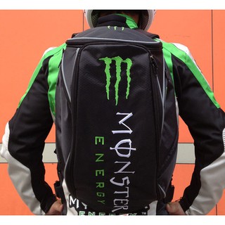 Monster Energy Motorcycle Helmet Carry Backpack Bike Riding Laptop Bag (1)
