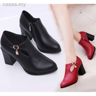Women Boots Square Heel Platforms PU Leather Thigh High Pump Shoes (1)