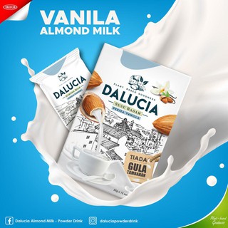 Dalucia Almond Milk Vanilla Powder | Serbuk Susu Vanila Almond (15 sachet) [NJ]