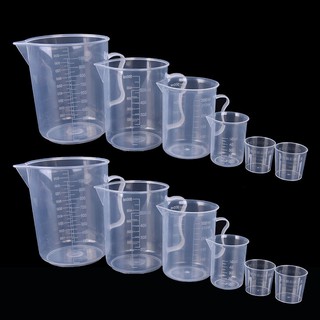 20-1000ML Plastic Measuring Cup Jug Pour Spout Surface Kitchen Tool Supplies
