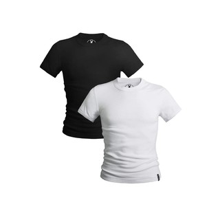 (2 Pieces) 100% Combed Cotton Playboy Men's Round Neck T-Shirt - B322020