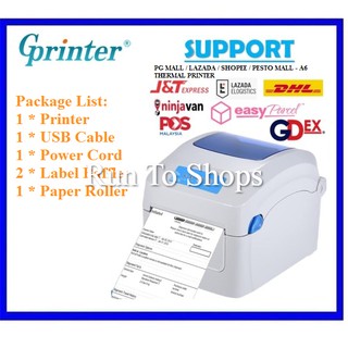 GP1324D Thermal Printer Barcode Label Address GPrinter Consignment Note A6 Sticker Label Thermal Printer Airway Bil