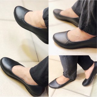 Upper Rubber High Quality Black Shoes / Kasut Getah Hitam Formal Lembut Selesa Kalis Air
