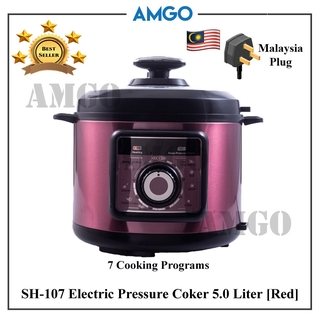 AMGO Electric Pressure Cooker 5.0L [7 Cooking Programs]