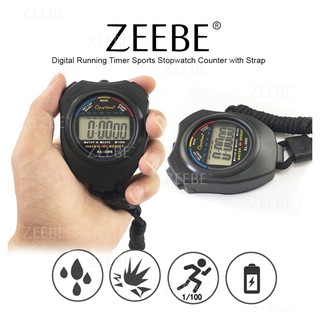 ZEEBE Digital Running Timer Sports Stopwatch Counter with Strap