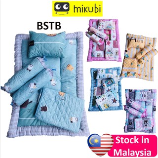 Baby Sleeping Toto Bed 5 in 1 Set / 4 in 1 (BSTB) baby tilam baby bed toto baby patchwork bedsheet tilam kekabu baby