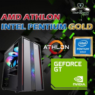 BUDGET PC OFFICE PC NEW AMD ATHLON INTEL DUAL CORE PENTIUM GOLD GT1030 VEGA3 UHD Graphics 610 SSD DDR4