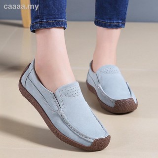 [SCL]Women's Causal Loafers Cow Leather Flat Work Shoes Fashion Loafer