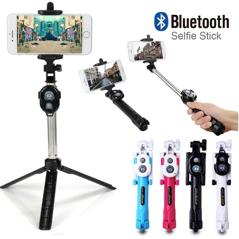 Multifunctional Selfie Stick Tripod with Bluetooth Remote Control