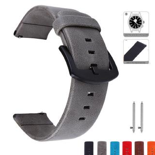 Genuine Leather Watch Band 18 20 22mm Wrist Strap For Fossil Quick Release Pins
