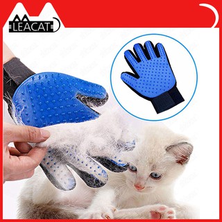 🔥Ready Stock🔥【 Leacat 】Pet Grooming Glove 1 Pair Hair Remover gloves for pet grooming cleaning Dog/Cat