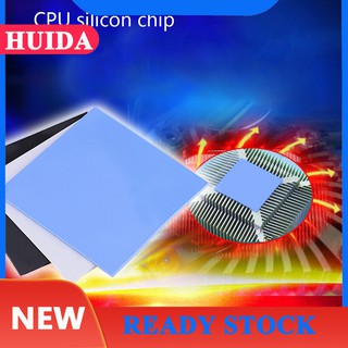 100x100x2mm Silicone Thermal Pad Sheet CPU Computer Chip Sink HeatSink New