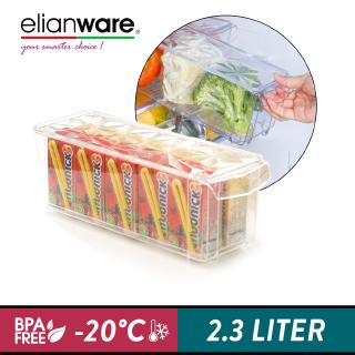Elianware E-Concept BPA Free Stackable Food Storage with Cover Freezer Organizer (2.3L)