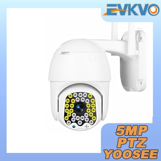 EVKVO - YOOSEE 5MP Color Night Vision Wireless WIFI IP Camera Outdoor PTZ Speed Dome CCTV Home Security Surveillance Camera