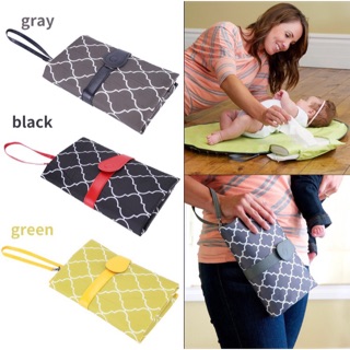 Portable baby diaper changing mat