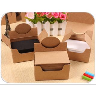 100 sheets/box memo notes Thicken kraft paper notes Solid color blank pages School&office supplies Stationary