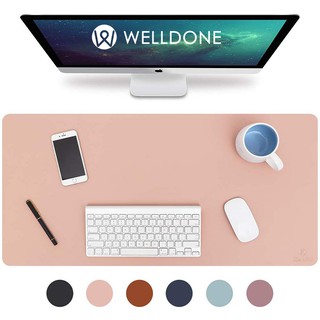 [Spot Stock]Double-side Large Size Smooth Waterproof Mousepad Multifunctional Office Desk Pad Ultra Thin Waterproof PU Leather Mouse Pad Dual Use Desk Writing Mat for Office/Home Study Desk Mat Table Mat Computer Mouse pad Mouse Mat Keyboard Mat
