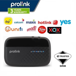 Prolink 4G LTE Unlimited Hotspot WiFi Modem Portable MiFi Router PRT7011L (Maxis, DiGi, Celcom, UMobile, Unifi, YES 4G)