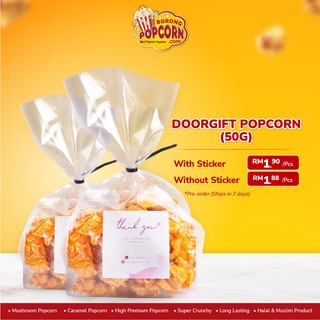 DOORGIFT MURAH Goodies Popcorn Caramel Mushroom Viral Sedap Rangup