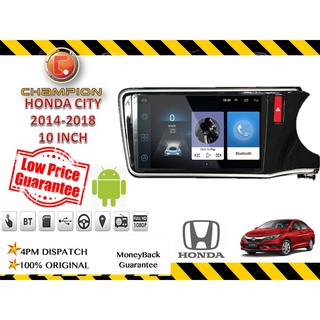 honda city 2014-18 android 10.1 inch player