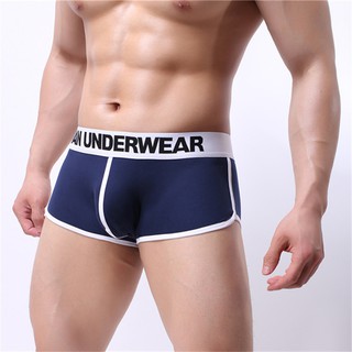 High Quality Fashion Men's Underwear U Convex Man Boxers Shorts Plus Size M-XXL