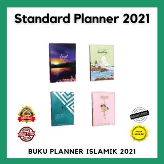 Buku Planner 2021 - Diari dan organizer tahun 2021 cantik mudah berwarna dan islamik
