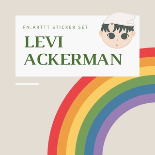Attack On Titan (Levi Ackerman) Sticker Set