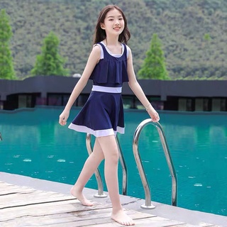Swimsuit Swimwear Student Swimwear Clothes One-Piece Hot Spring Children Swimsuit Girls