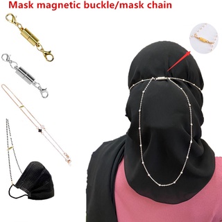 2 in 1 Adjustable Magnetic Mask Chain/necklace Bracelet Connector/headband Mask Extender Magnetic Buckle Glasses Chain
