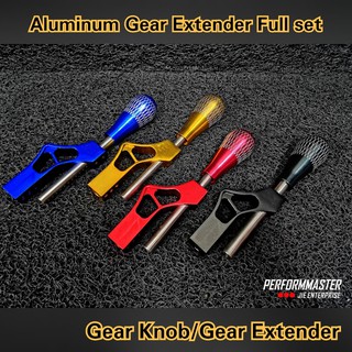 Aluminum Gear Shift Knob Head Adjustable Shifter Lever Extender For Universal Car