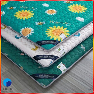 Cooling Fabric Mattress protector Thick Mattress Pads Cooling Tilam Topper Single Queen King Protection Sponge Tatami