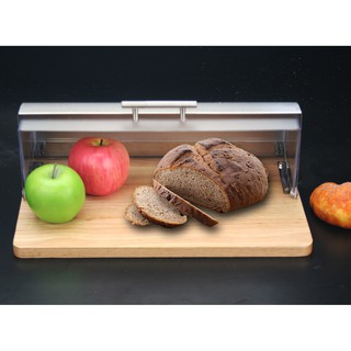 LARGE BREAD BOX WITH SEE THROUGH COVER SE32463