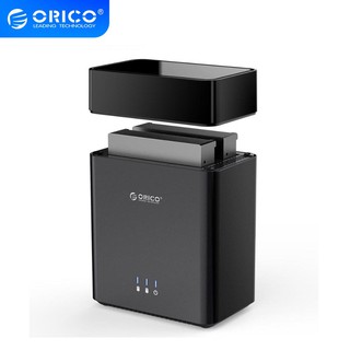 ORICO DS Series 2 Bay 3.5'' USB3.0/Type C Hard Drive Enclosure Magnetic-type USB3.0/USB3.1 Gen1 to SATA3.0 HDD Case Support UASP 12V4A Power 20TB（DS200）