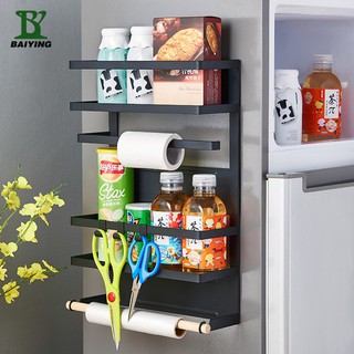 Refrigerator washing machine shelf side wall rack kitchen multi-function magnet