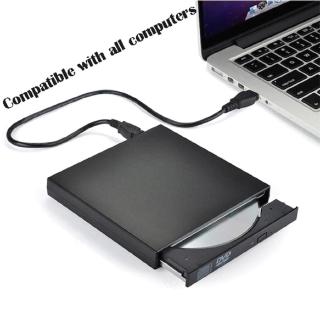 USB External CD-RW Burner DVD/CD Reader Player With Two Cables,