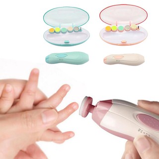 Electric Baby Nail Trimmer Baby Scissors Baby Nail Care Safe Nail Clipper Cutter