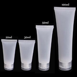 20ml/30ml/50ml/100ml Empty Portable Travel Tubes Squeeze Cosmetic Containers Cream Lotion Plastic Bottles