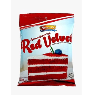 Adunan Segera Kek Red Velvet Mudah - Red Velvet Cake Instant Mix NORAINI`S 150g
