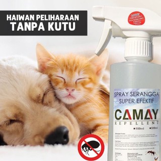 Cat Fleas Treatment Ubat Kutu Kucing Spray Kutu Kucing / Anjing Camay Repellent