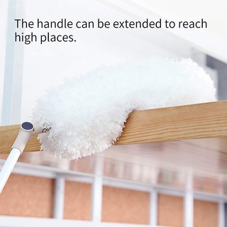 180° Rotating Microfiber Duster with Extendable Long Handle