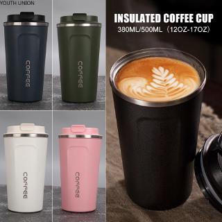 Insulated Tumbler Coffee Travel Mug Vacuum Insulated Coffee Thermos Cup Stainless Steel with Screw on Lid