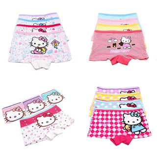 KT 4pcs/lot Hello kitty underwear kids panties children short pant Ready Stock
