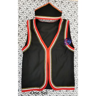 Bidayuh Costume ~ Vest Baju Bidayuh Versi Lelaki ~ Combo Set Sarawak Handmade New Stock Available
