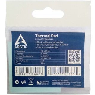 ARCTIC thermal pad 50mmx50mmx0.5mm for CPU GPU PSU and ASICs