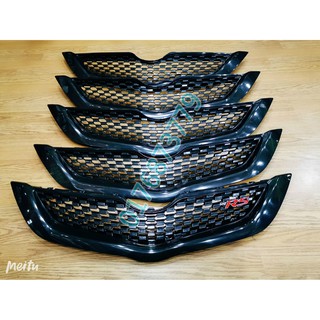 (READY STOCK)Toyota Vios BELTA Front Grille Black (2008-2012)CAN ADD ON RS LOGO