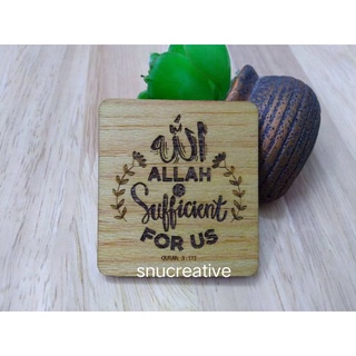 Fridge Magnet Islamic /Magnet Engrave kayu